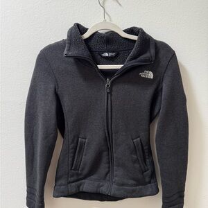 The North Face Charcoal Gray Fleece Jacket